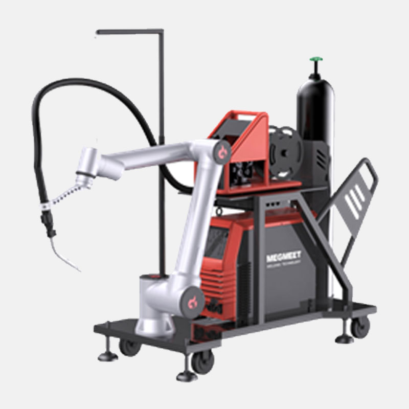 Integrated welding trolley